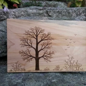 Maria Scarpa Allen Woodburning By Maria